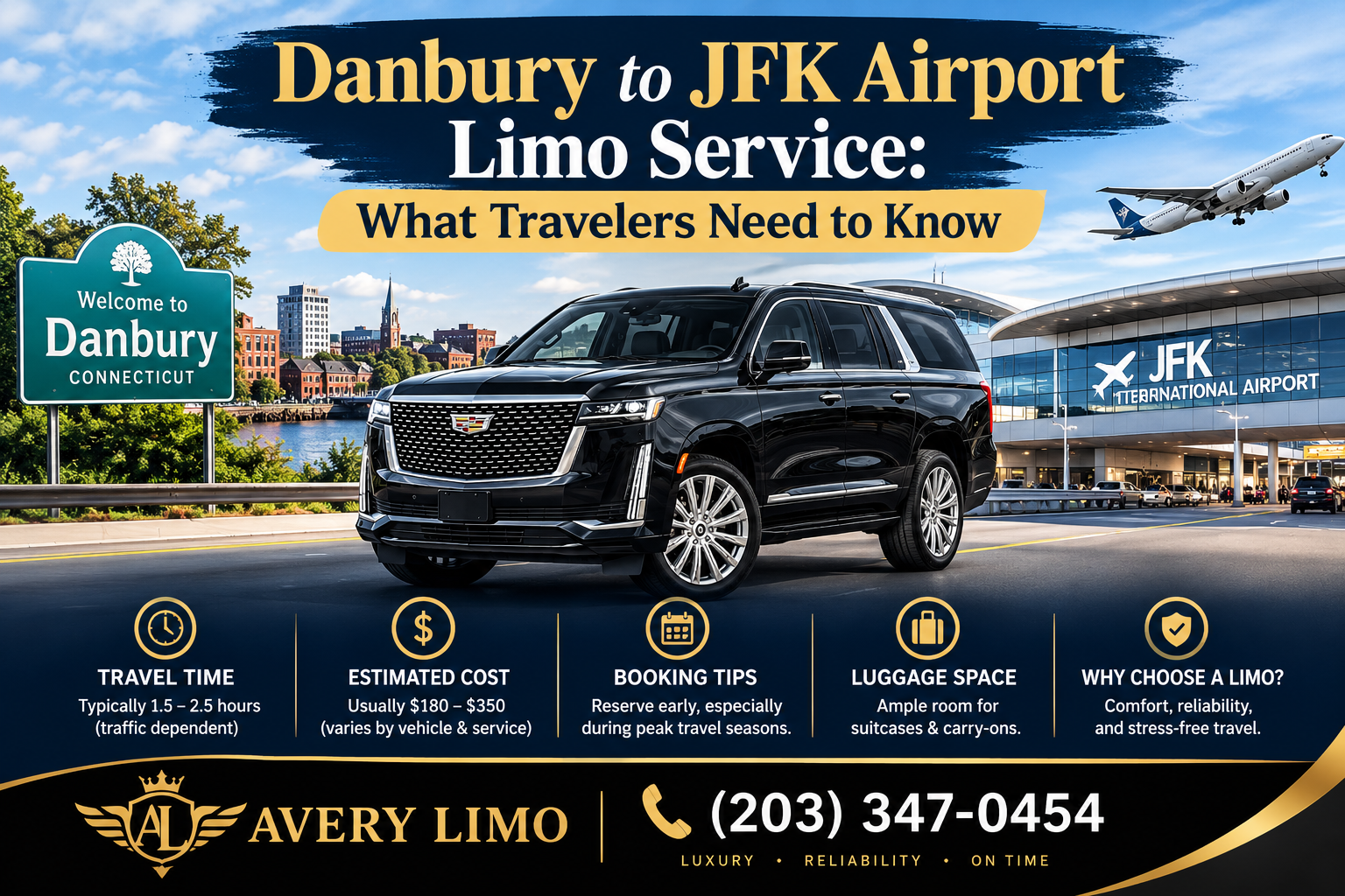 danbury to jfk car service