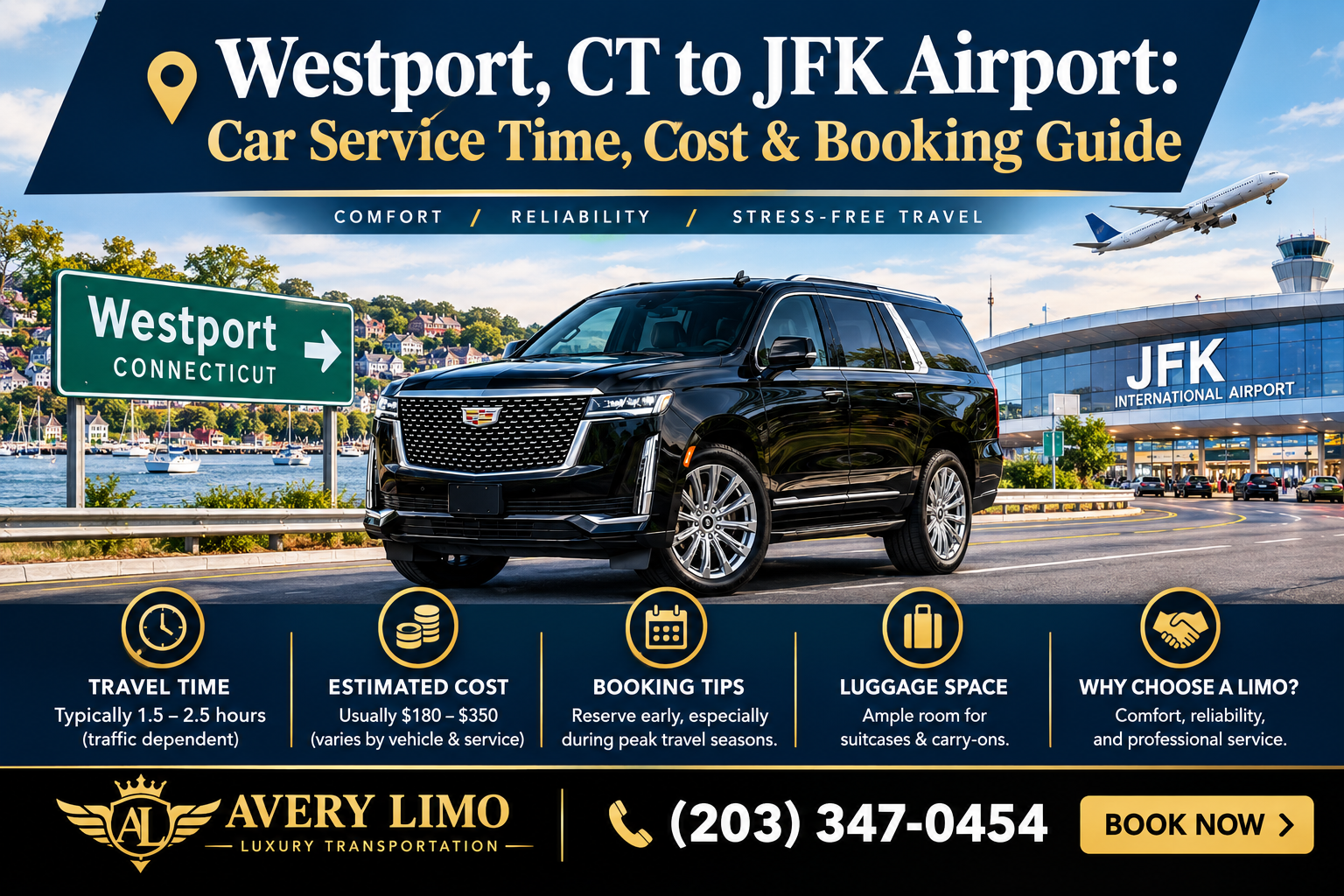 westport to jfk car service