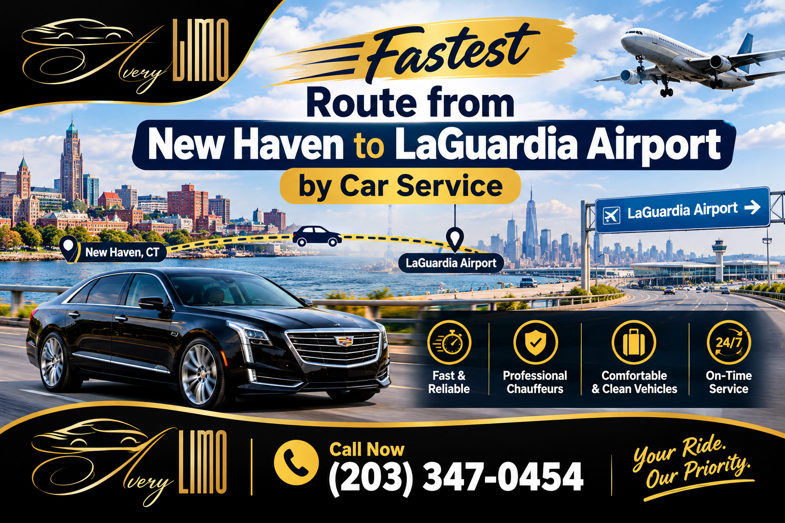 new haven to lga car service